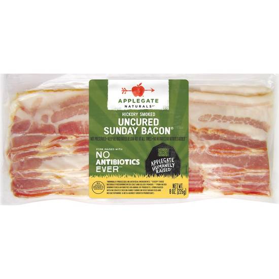 Farms Sunday Bacon Applegate 8 oz