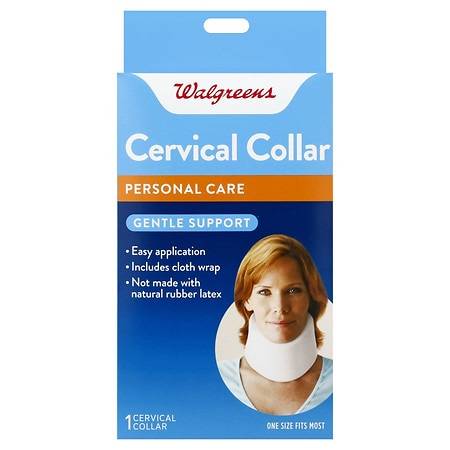 Walgreens One Size Personal Care Gentle Support Cervical Collar
