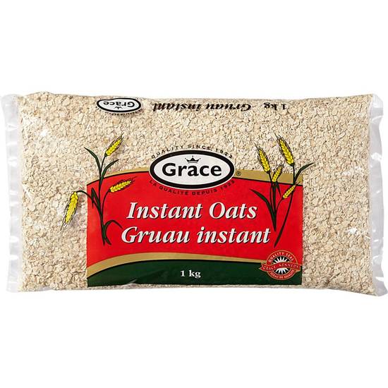 Grace · Instant Oats - Gruau prêt à servir (1 kg - 1.42 L)