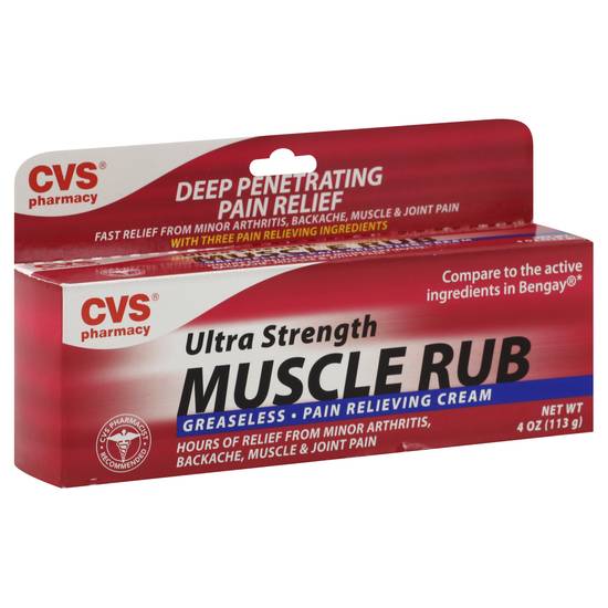 Cvs Pharmacy Ultra Strength Muscle Rub
