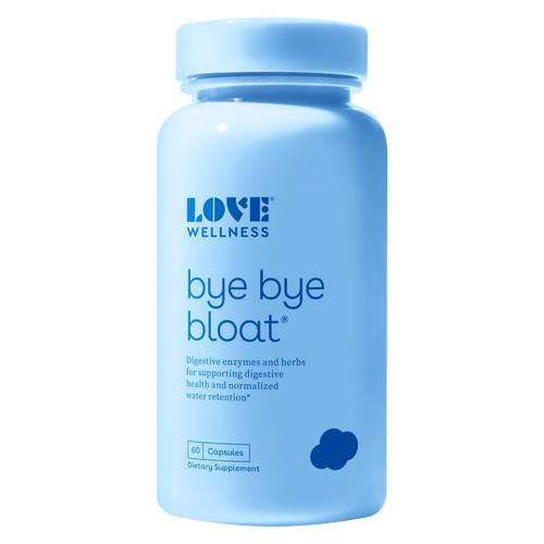 Love Wellness Bye Bye Bloat Capsules 60ct