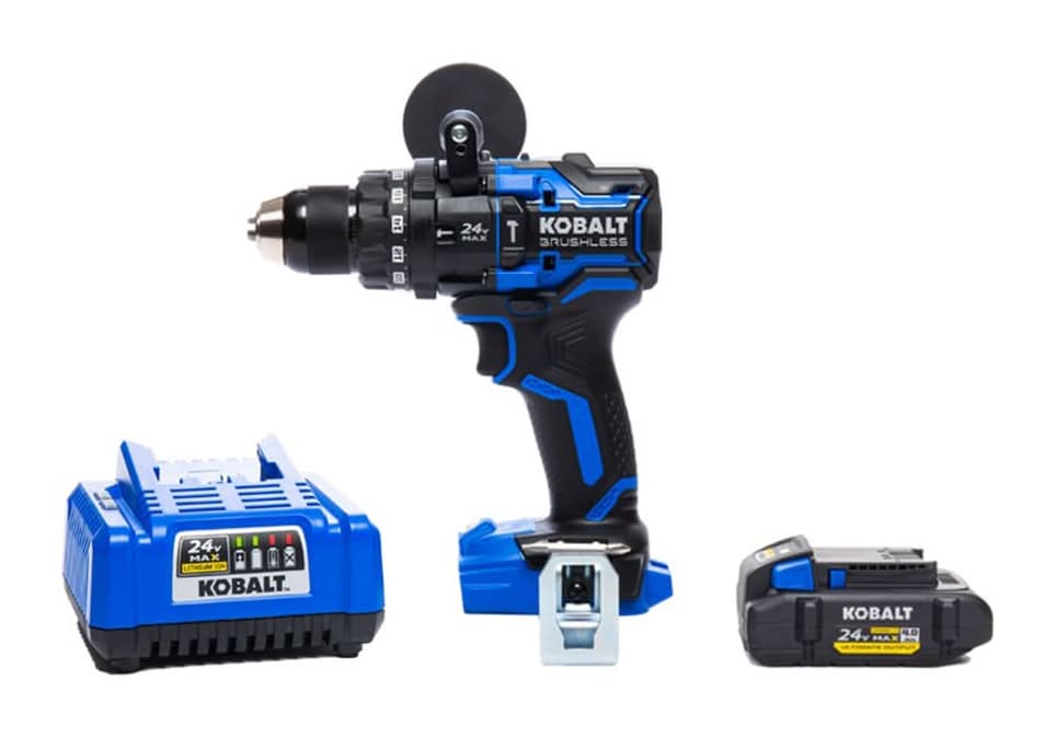 Kobalt XTR 1/2-in 24-volt Variable Speed Brushless Cordless Hammer Drill ( 1 -Batteries and Charger Included )