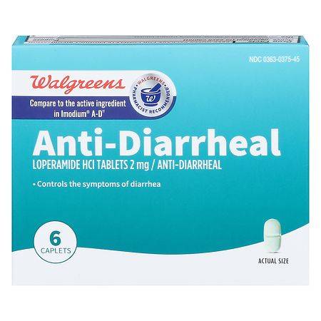 Walgreens Anti-Diarrheal Caplets