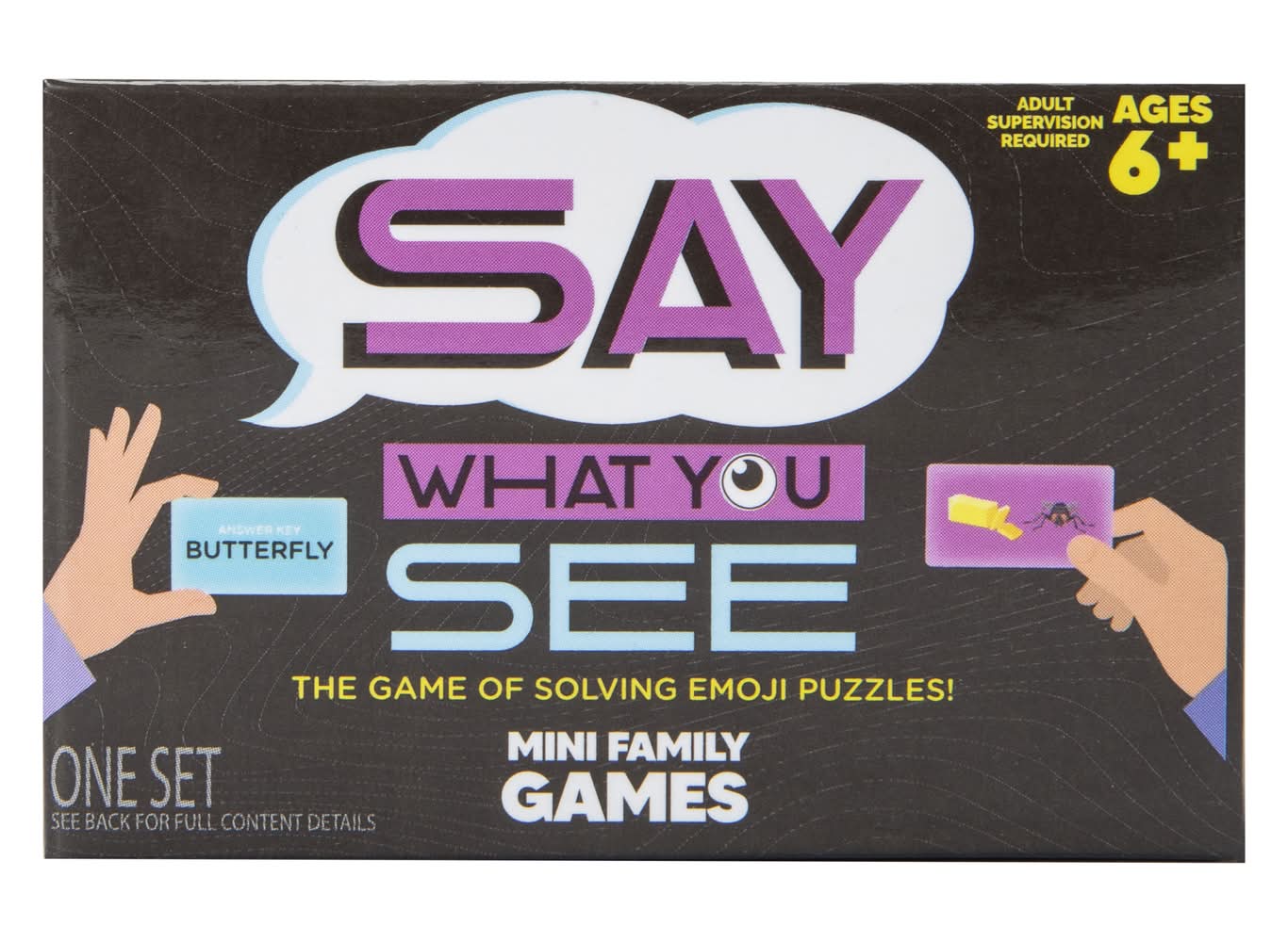 Mini Family Games Say What You See