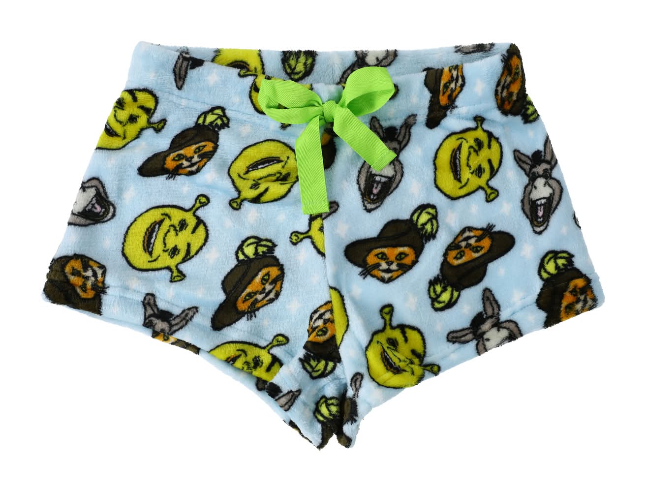 Juniors Printed Plush Short Large Puss In Boots