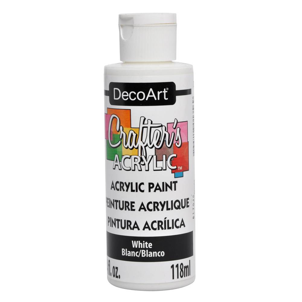 Decoart Acrylic Paint (white)
