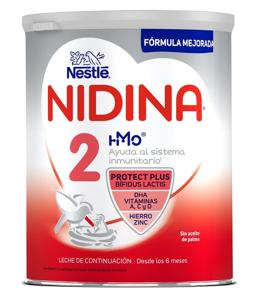 Leche Infantil 2 Continuación Nidina Lata 800 G