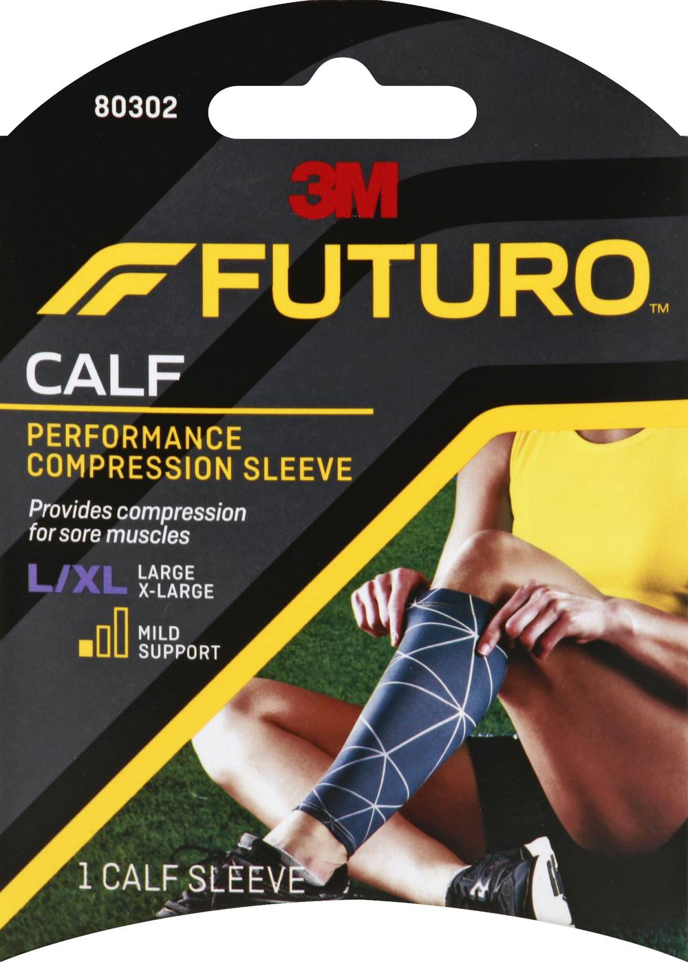 3M Futuro Calf L/Xl Performance Compression Sleeve