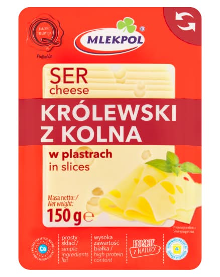 Mlekpol Cheese in Slices (150g)