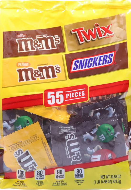 M&M's Fun Size Chocolate Candy Bag Variety pack (assorted)