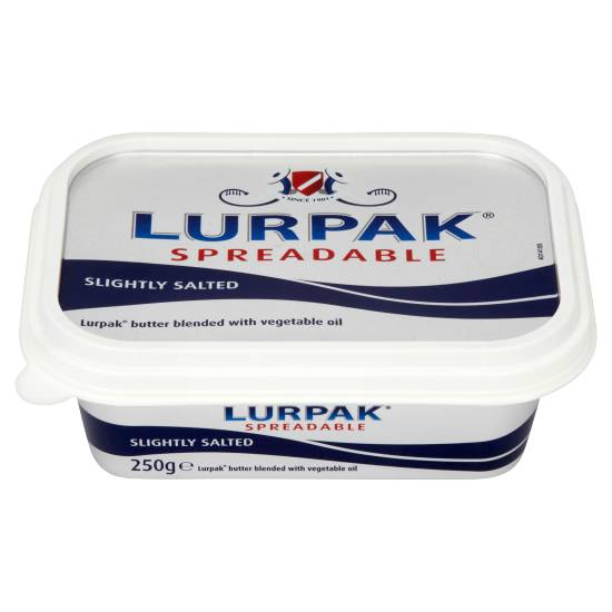 Lurpak Slightly Salted Spreadable Blend Of Butter and Rapeseed Oil 250g