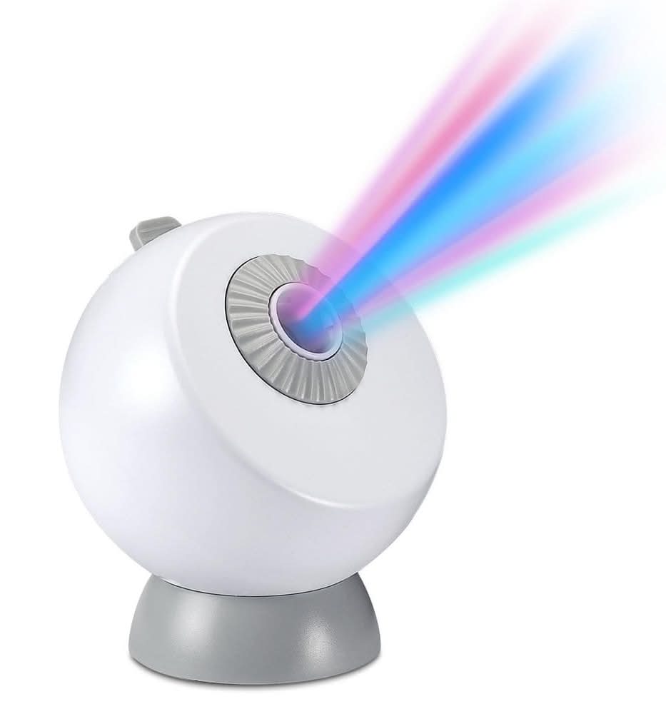 Usb Powered Hd Lens Planetarium Integrated Led Night Light Bulb Projector With 6-Changeable Slides