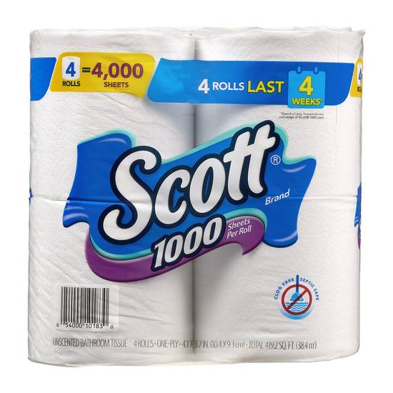 Scott Toilet Paper 4ct