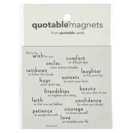 Quotable My Wish Magnets