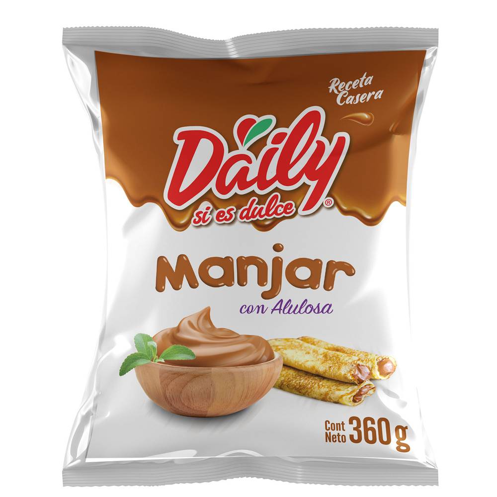 Daily manjar bolsa con alulosa