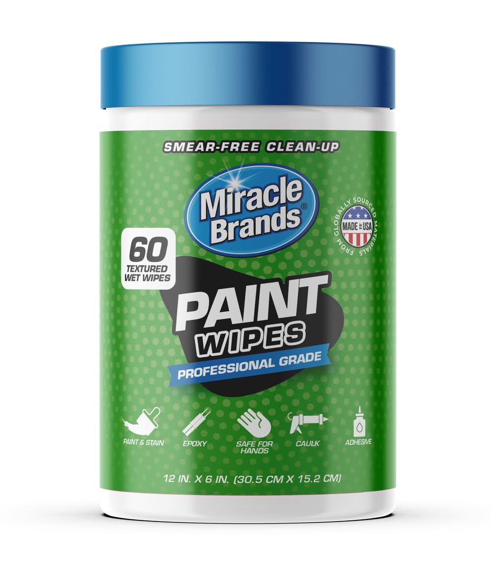 Miracle Brands Hand Cleaner Wipes 60 Count