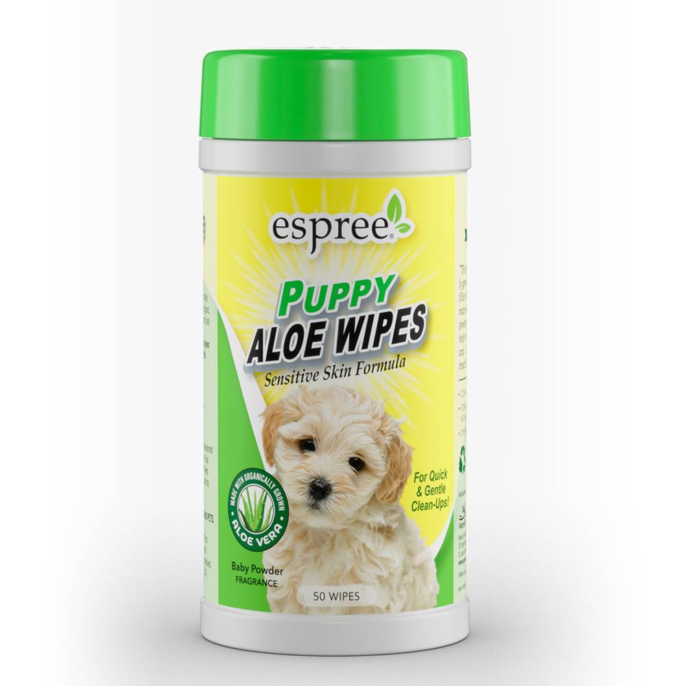 Espree toallitas hipoalergénicas para cachorro (50 piezas)