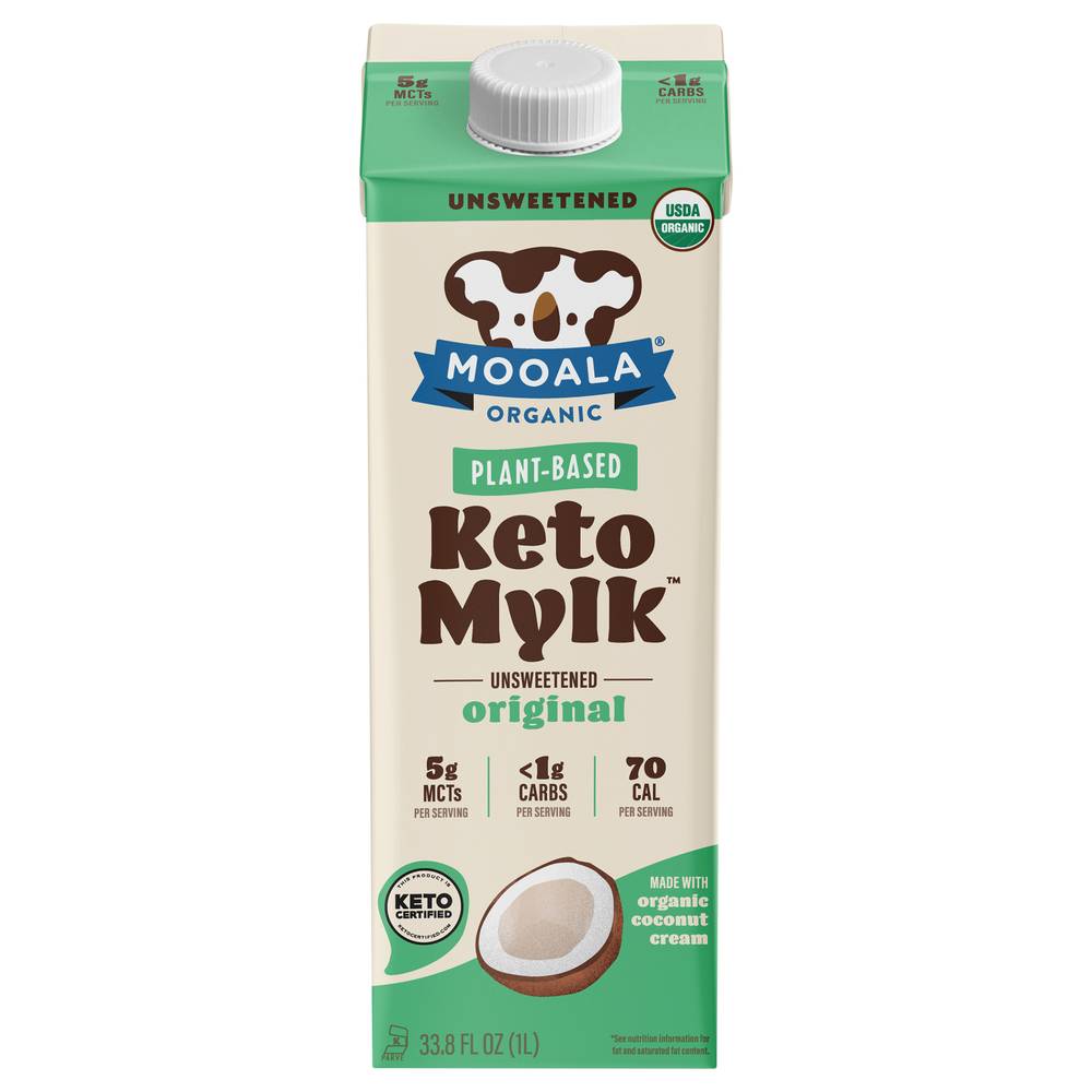 Mooala Organic Unsweetened Original Keto Mylk (33.8 fl oz)