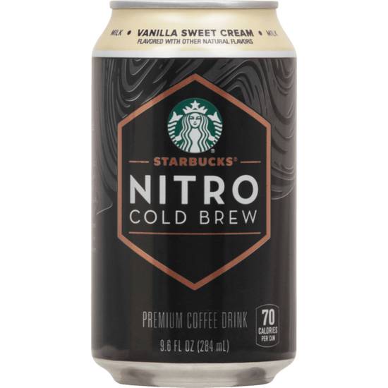 Starbucks Nitro Cold Brew Vanilla Sweet Cream 9.6oz