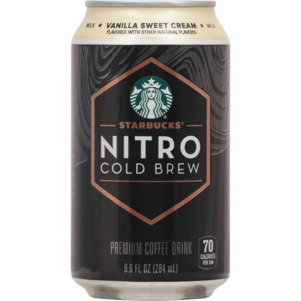 Starbucks Nitro Cold Brew Vanilla Sweet Cream 9.6oz