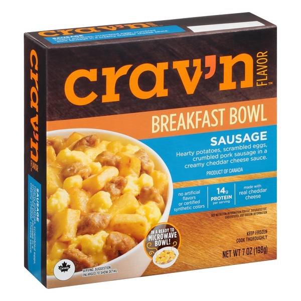 Crav'N Flavor, Breakfast Bowl, Sausage