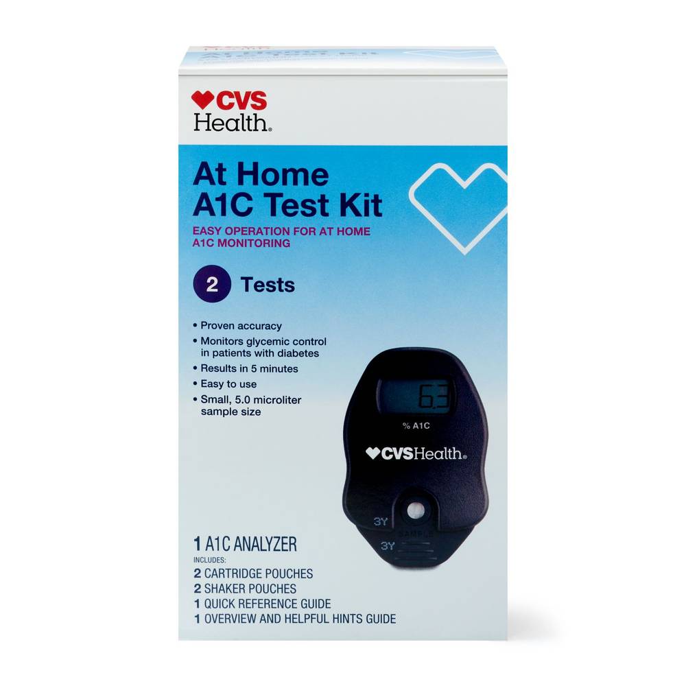 CVS Health At Home A1C Test Kit