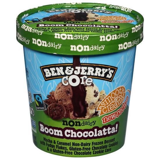 Ben & Jerry's Boom Chocolatta Core Non-Dairy Frozen Dessert (1 pint)