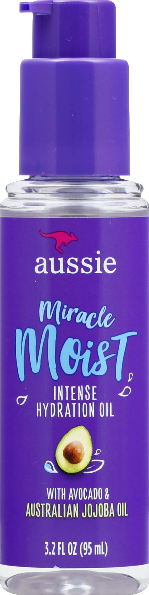 Aussie Miracle Moist Intense Hydration Oil With Avocado & Australian Jojoba (3.2 fl oz)