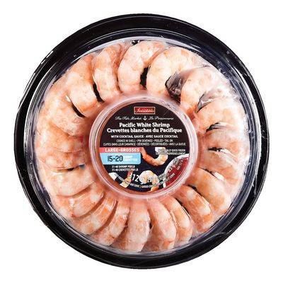 Irresistibles Frozen Pacific Large White Shrimp Ring With Cocktail Sauce (312 g)