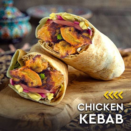 Chargrill Chicken Kebab Wrap