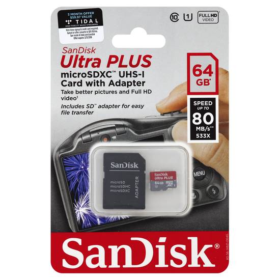 Sandisk 64 Gb Microsdxc Card