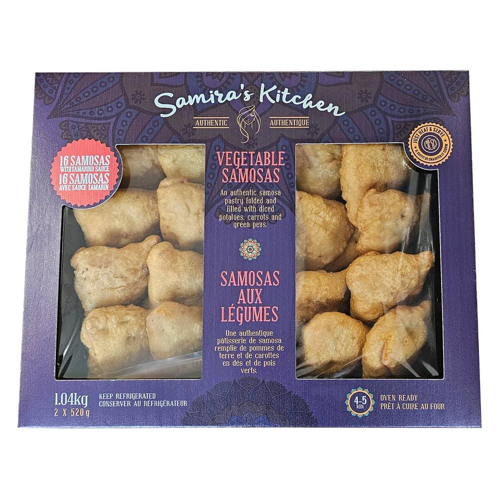 Vegetable Samosas With Tamarind Sauce 1.04Kg