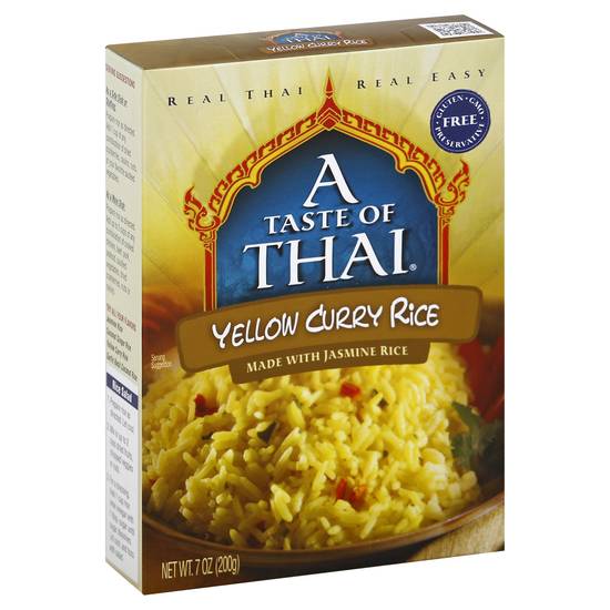 A taste of thai yellow discount curry rice