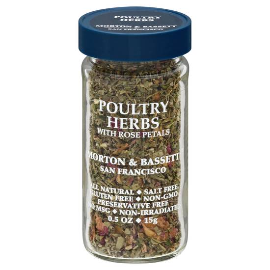 Morton & Bassett Poultry Herbs With Rose Petals