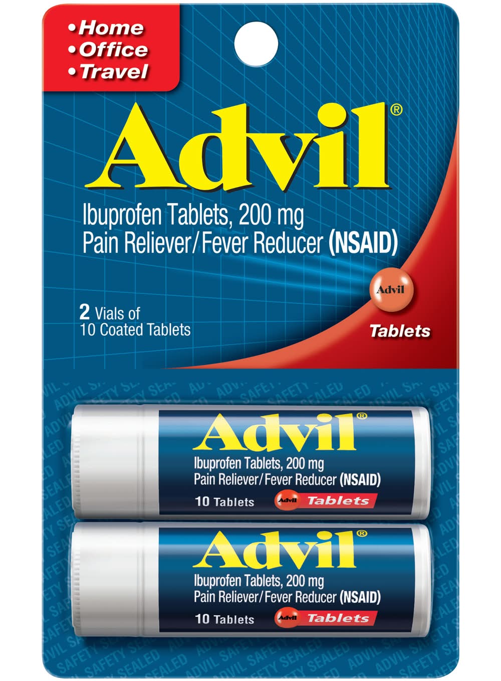 Advil Ibuprofen Pain Reliever & Fever Reducer Tablets 200 mg (2 ct)