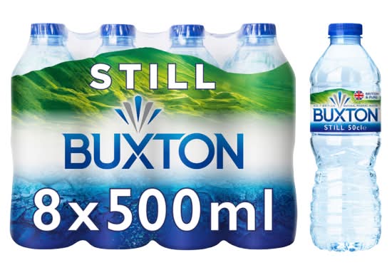 Buxton Still Natural Mineral Water (8 x 500ml)