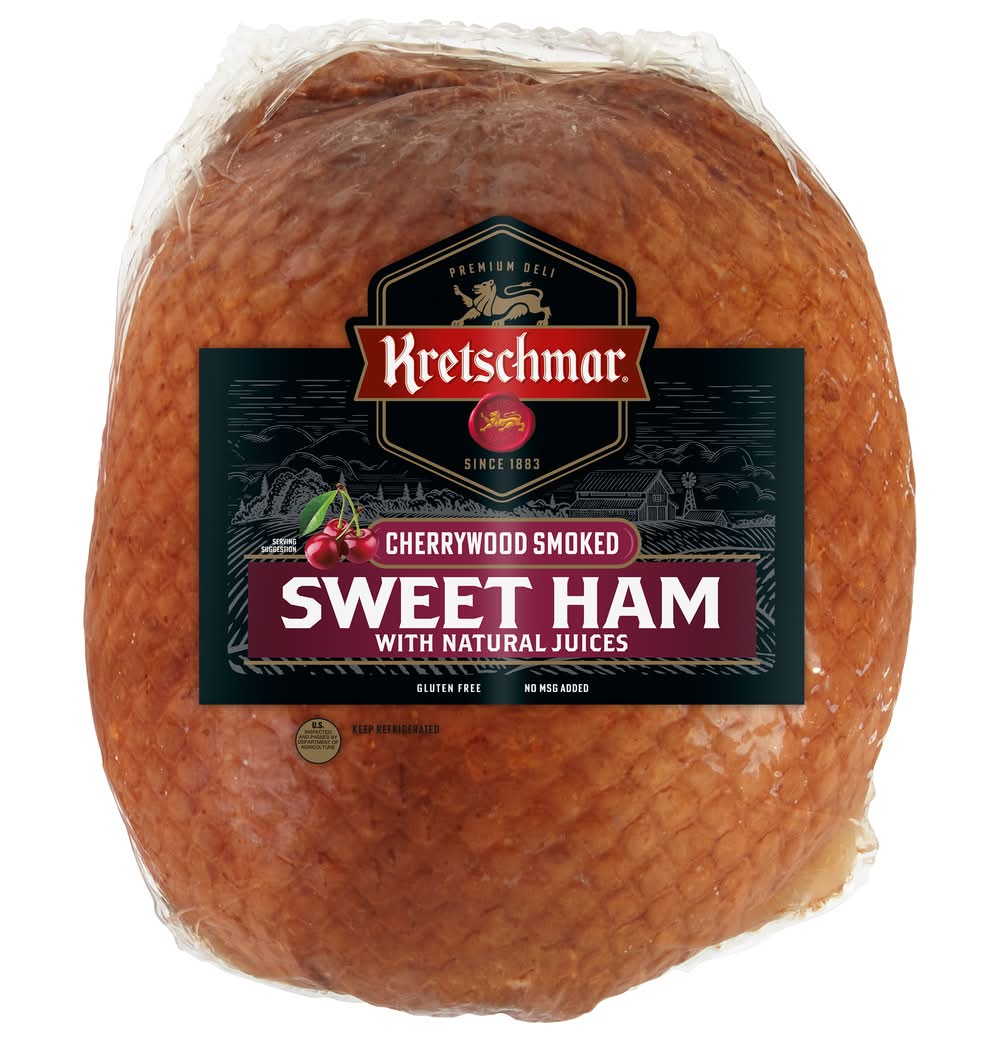 Kretschmar Cherrywood Smoked Sweet Ham With Natural Juices