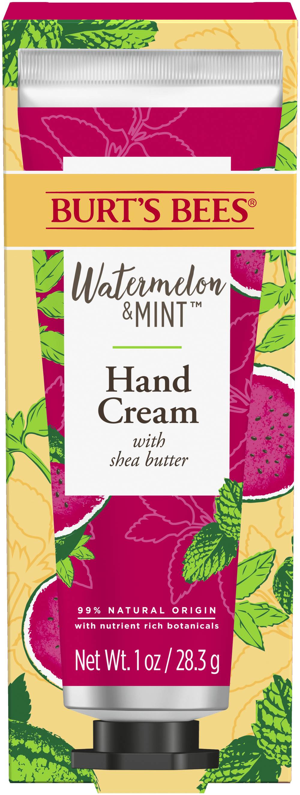 Burt's Bees Watermelon and Mint Hand Cream With Shea Butter (1 oz)