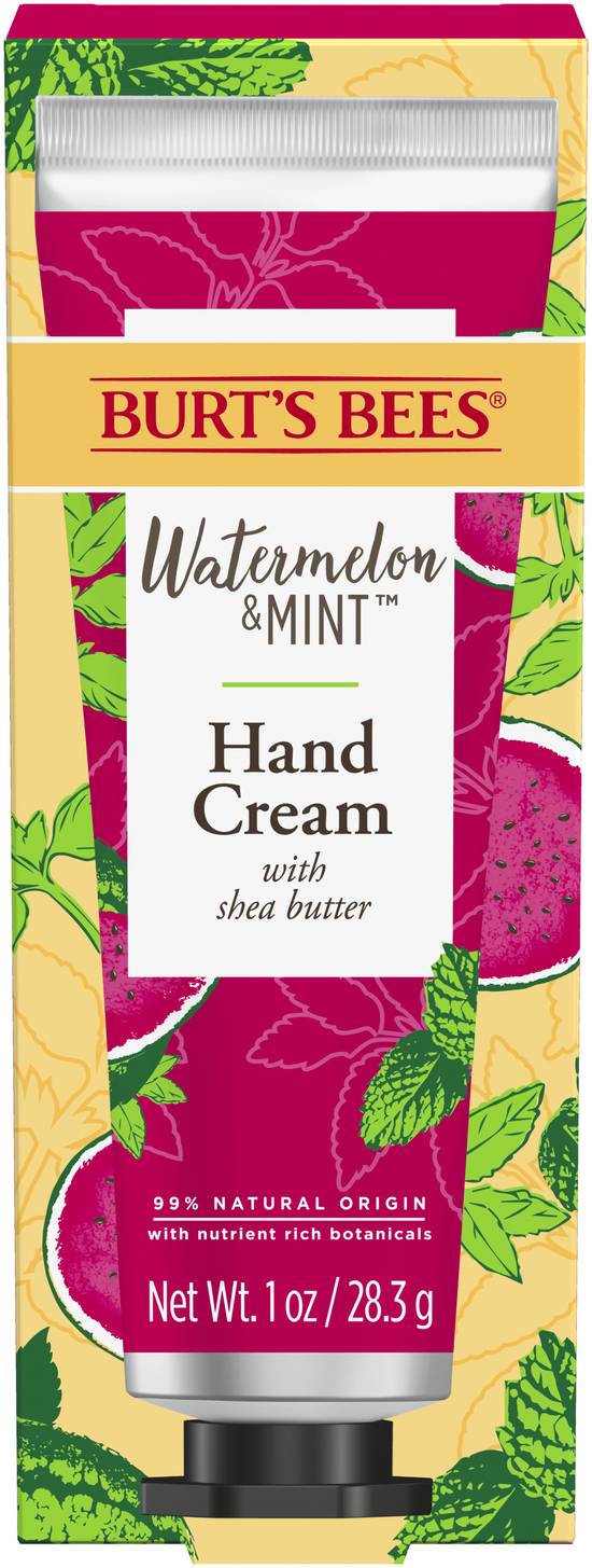 Burt's Bees Watermelon and Mint Hand Cream With Shea Butter