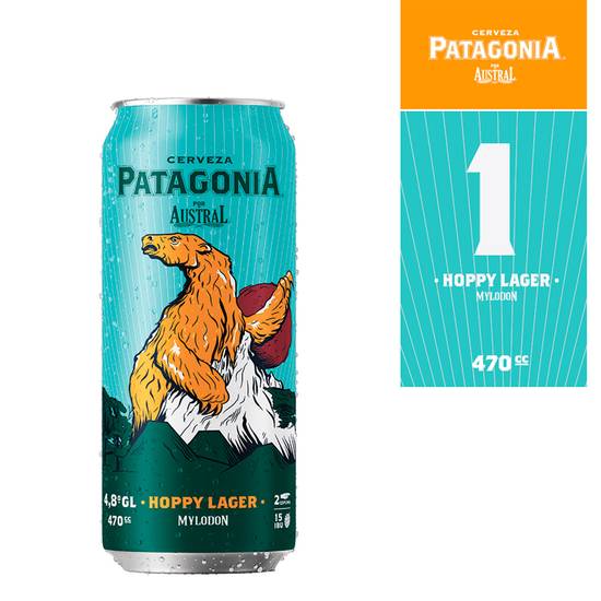 Patagonia cerveza hoppy lager (4 u x 470 ml)