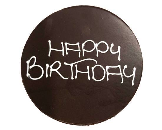 Happy Birthday Chocolate Plaque