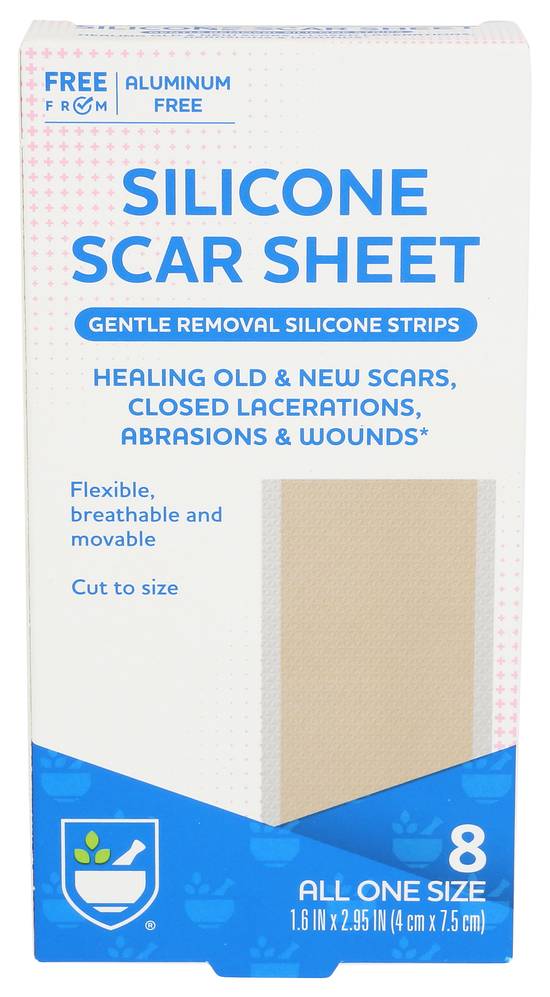Rite Aid Silicone Scar Sheet - 8 ct