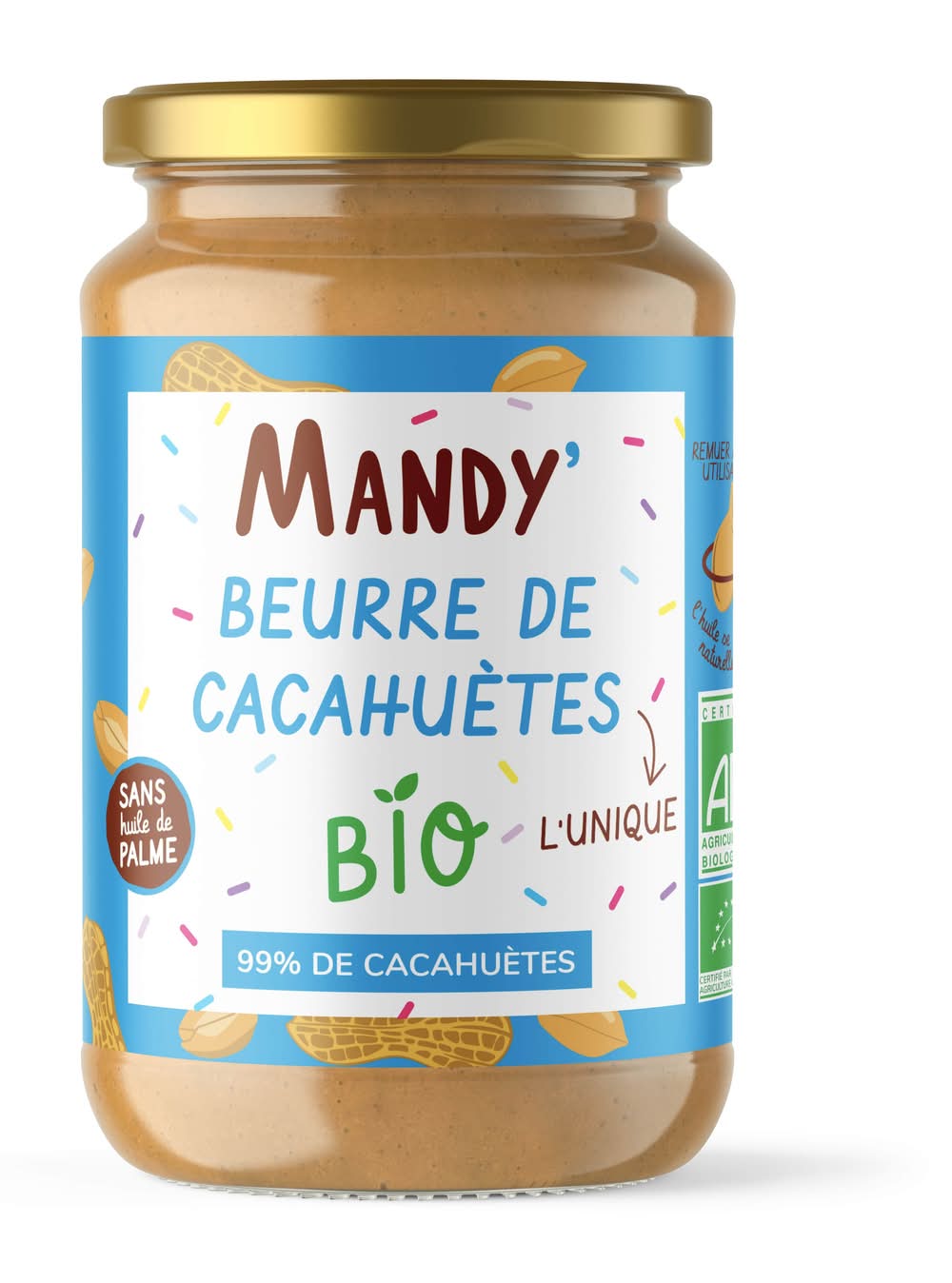 Mandy' - Beurre de cacahuètes bio (340g)