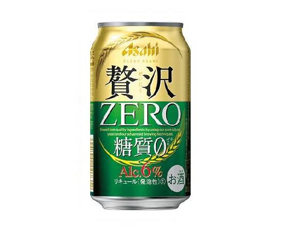 291630：アサヒ クリアアサヒ  贅沢ゼロ 350ML缶 / Asahi Clear Asahi Zeitaku Zero (Zero-Carbs)