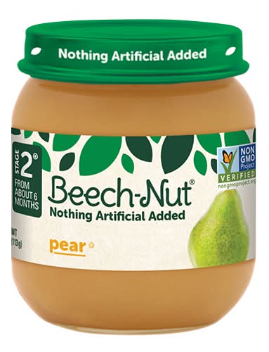 Beech-Nut Stage 2 Baby Food, Pear (4 oz)
