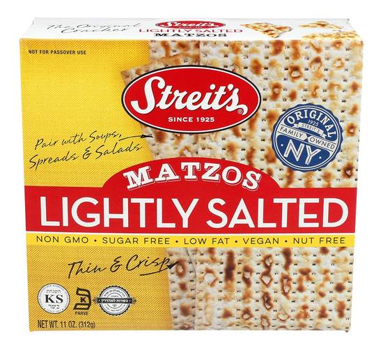 Streit's Thin & Crisp Lightly Salted Matzos