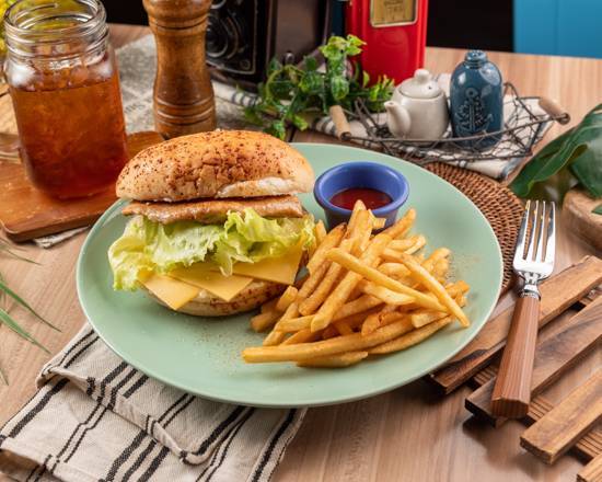 2 號起飛嫩雞堡套餐 Fillet Chicken Burger Meal