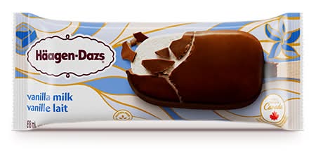 Häagen-Dazs Milk Chocolate Ice Cream Bar, Vanilla (88 ml)