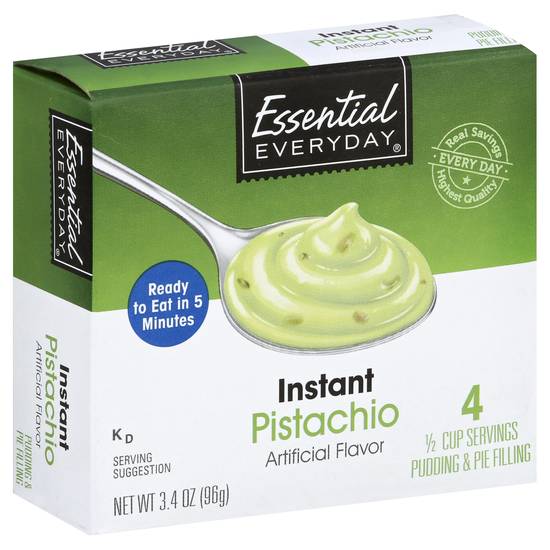 Essential Everyday Instant Pistachio Pudding & Pie Filling (3.4 oz)