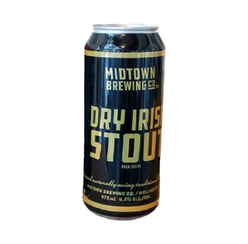 Midtown Brewing Dry Irish Stout (Can, 473ml)